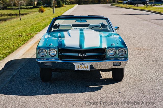 1970 Chevrolet Chevelle Convertible LS6 Frame off Restored - 22987354 - 22