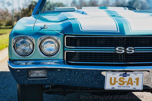 1970 Chevrolet Chevelle Convertible LS6 Frame off Restored - 22987354 - 23