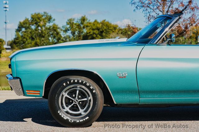 1970 Chevrolet Chevelle Convertible LS6 Frame off Restored - 22987354 - 27
