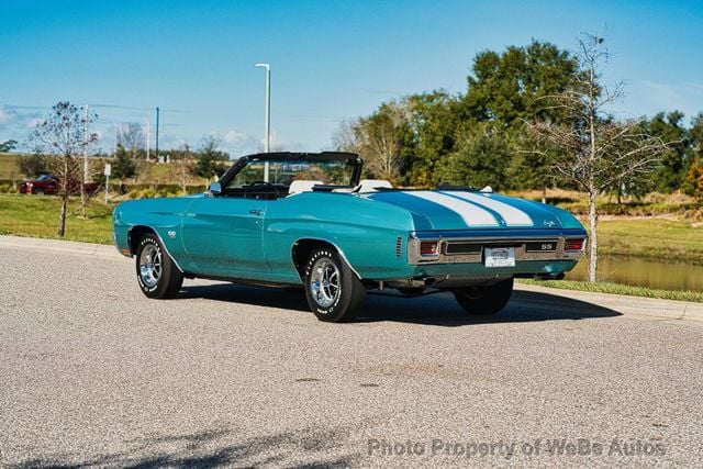 1970 Chevrolet Chevelle Convertible LS6 Frame off Restored - 22987354 - 2