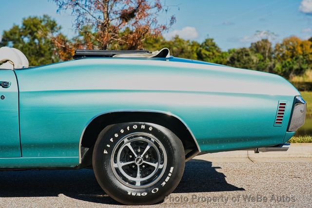 1970 Chevrolet Chevelle Convertible LS6 Frame off Restored - 22987354 - 29