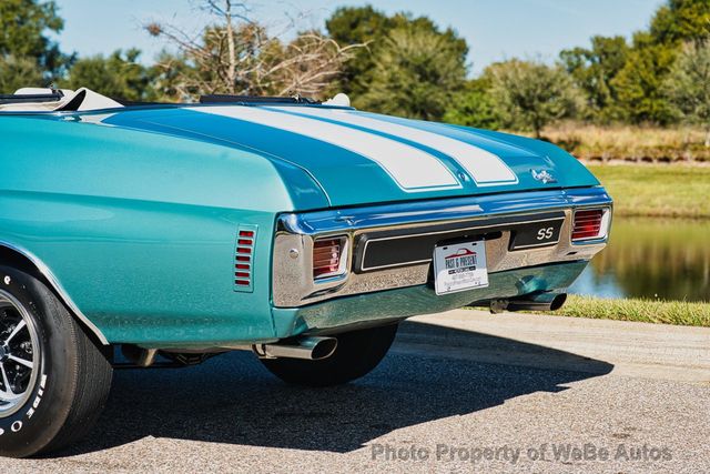 1970 Chevrolet Chevelle Convertible LS6 Frame off Restored - 22987354 - 30