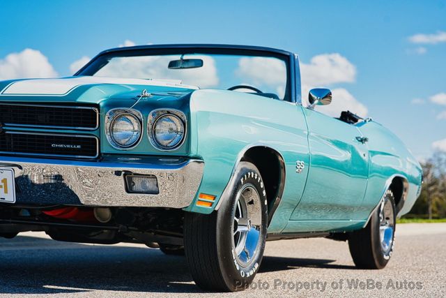 1970 Chevrolet Chevelle Convertible LS6 Frame off Restored - 22987354 - 32