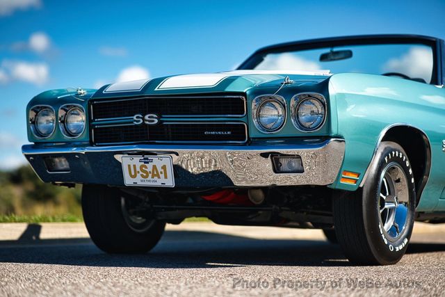 1970 Chevrolet Chevelle Convertible LS6 Frame off Restored - 22987354 - 37