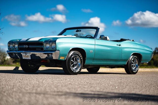 1970 Chevrolet Chevelle Convertible LS6 Frame off Restored - 22987354 - 38