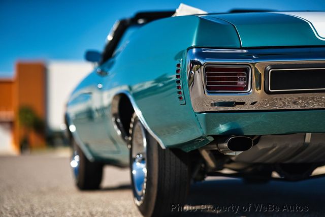 1970 Chevrolet Chevelle Convertible LS6 Frame off Restored - 22987354 - 43