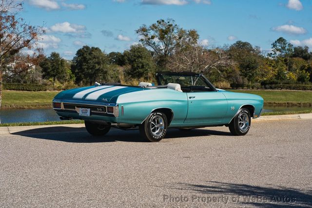 1970 Chevrolet Chevelle Convertible LS6 Frame off Restored - 22987354 - 4
