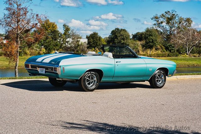 1970 Chevrolet Chevelle Convertible LS6 Frame off Restored - 22987354 - 50