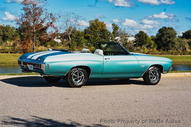 1970 Chevrolet Chevelle Convertible LS6 Frame off Restored - 22987354 - 51
