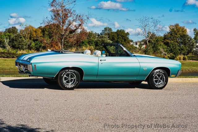 1970 Chevrolet Chevelle Convertible LS6 Frame off Restored - 22987354 - 52