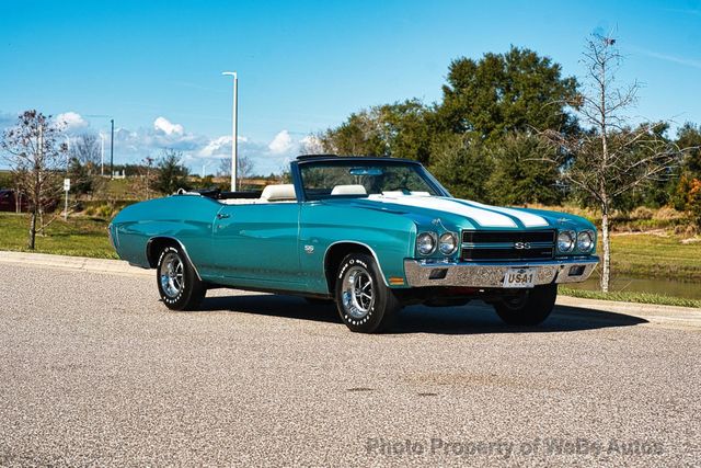 1970 Chevrolet Chevelle Convertible LS6 Frame off Restored - 22987354 - 56