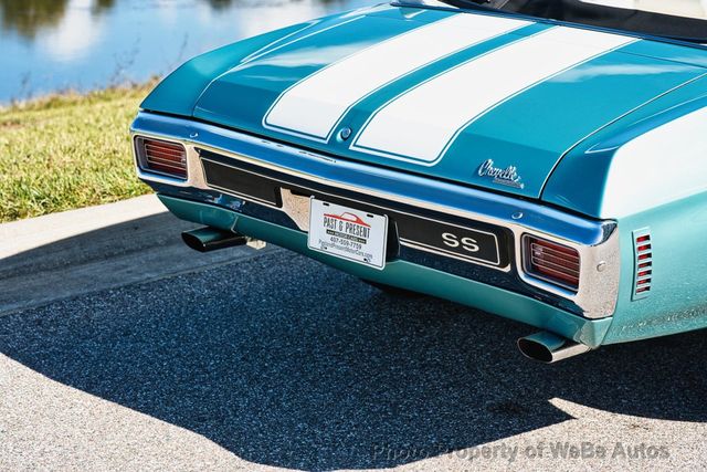 1970 Chevrolet Chevelle Convertible LS6 Frame off Restored - 22987354 - 61