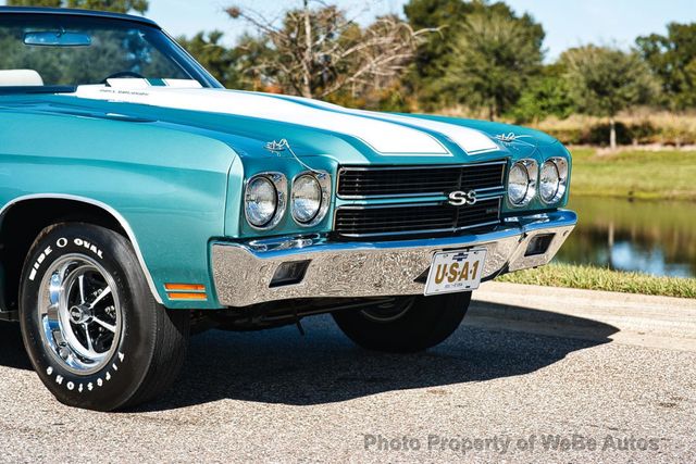 1970 Chevrolet Chevelle Convertible LS6 Frame off Restored - 22987354 - 66