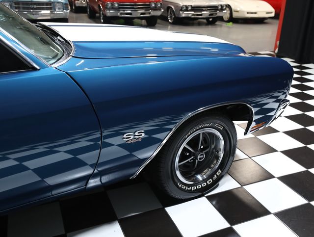 1970 Chevrolet Chevelle FATHOM BLUE - 454 - 4 SPEED -NICE MUSCLE CAR - 23006496 - 16