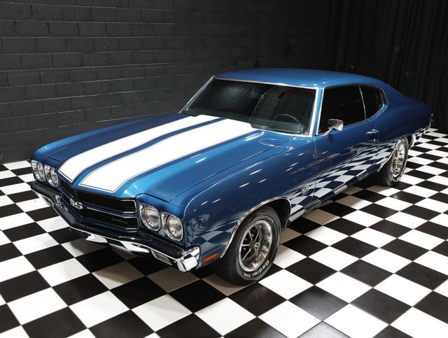 1970 Chevrolet Chevelle FATHOM BLUE - 454 - 4 SPEED -NICE MUSCLE CAR - 23006496 - 4