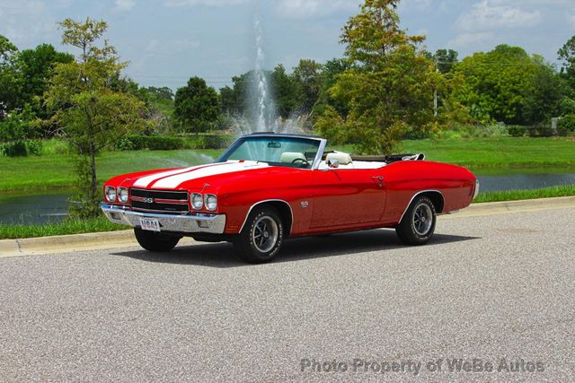 1970 Chevrolet Chevelle SS Convertible, 396 Big Block, 4 Speed - 23054033 - 21