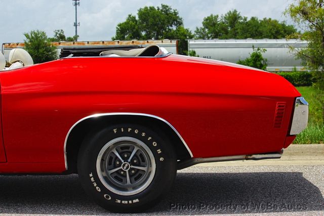 1970 Chevrolet Chevelle SS Convertible, 396 Big Block, 4 Speed - 23054033 - 27