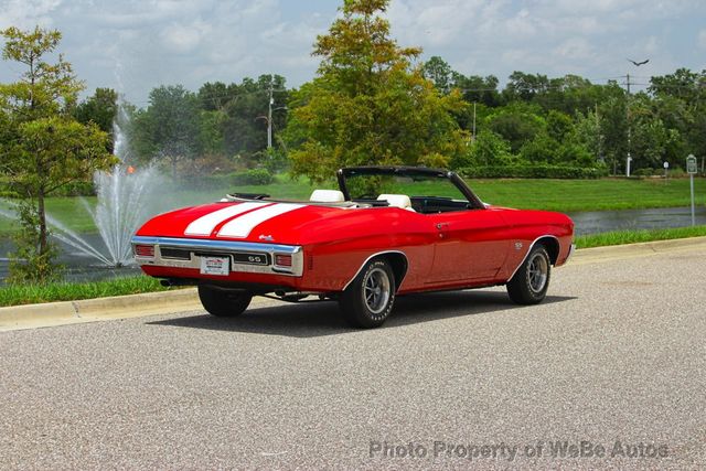 1970 Chevrolet Chevelle SS Convertible, 396 Big Block, 4 Speed - 23054033 - 4