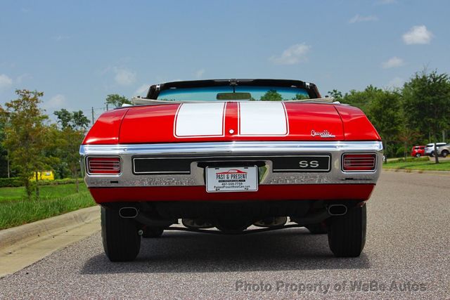 1970 Chevrolet Chevelle SS Convertible, 396 Big Block, 4 Speed - 23054033 - 62