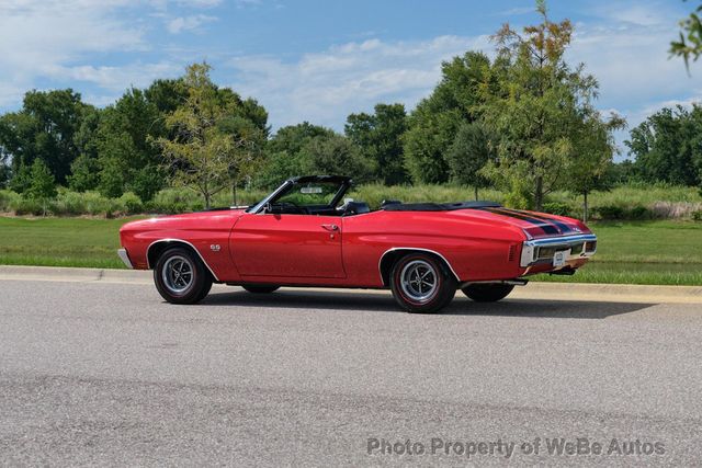 1970 Chevrolet Chevelle SS Convertible 454 Auto - 22583712 - 20