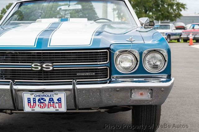 1970 Chevrolet Chevelle SS Convertible LS5 Matching Numbers 454 - 23045938 - 26