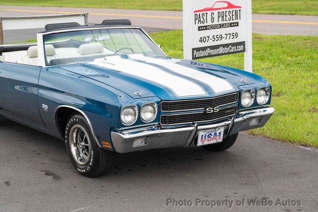 1970 Chevrolet Chevelle SS Convertible LS5 Matching Numbers 454 - 23045938 - 29