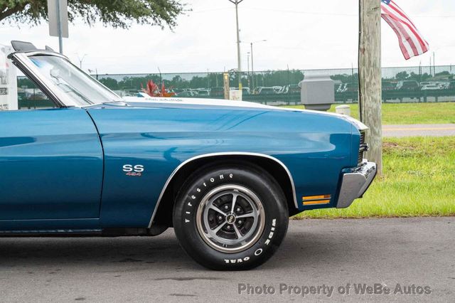 1970 Chevrolet Chevelle SS Convertible LS5 Matching Numbers 454 - 23045938 - 31