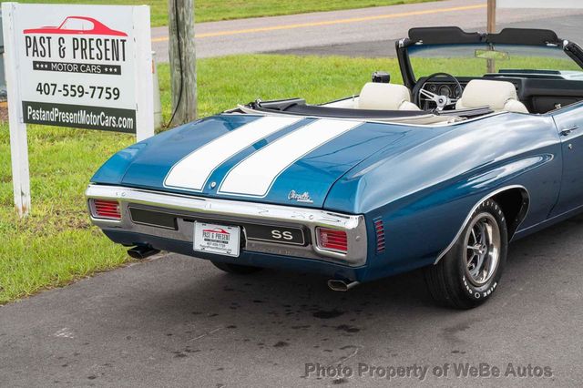 1970 Chevrolet Chevelle SS Convertible LS5 Matching Numbers 454 - 23045938 - 34