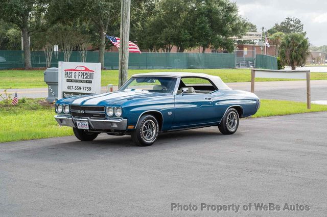 1970 Chevrolet Chevelle SS Convertible LS5 Matching Numbers 454 - 23045938 - 91