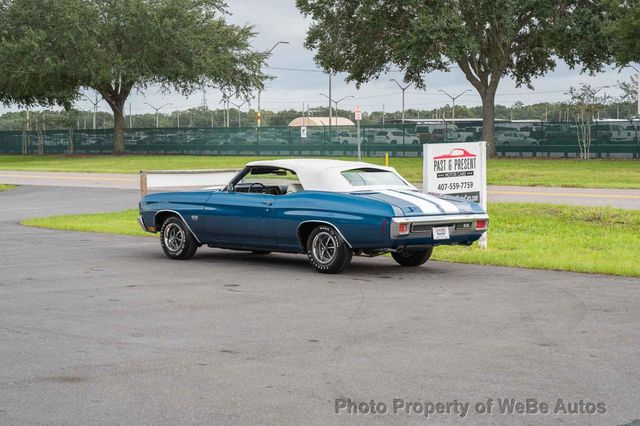 1970 Chevrolet Chevelle SS Convertible LS5 Matching Numbers 454 - 23045938 - 93