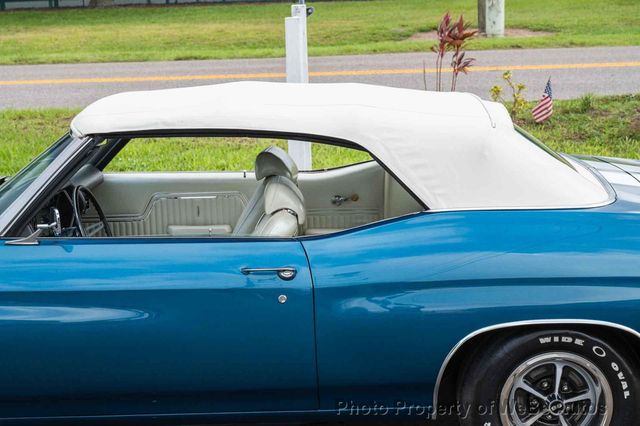 1970 Chevrolet Chevelle SS Convertible LS5 Matching Numbers 454 - 23045938 - 95
