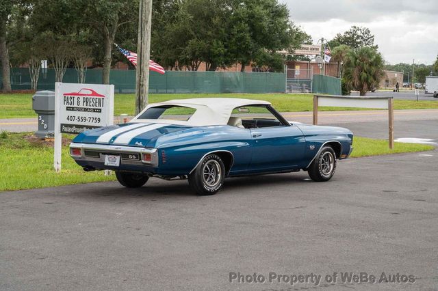 1970 Chevrolet Chevelle SS Convertible LS5 Matching Numbers 454 - 23045938 - 97