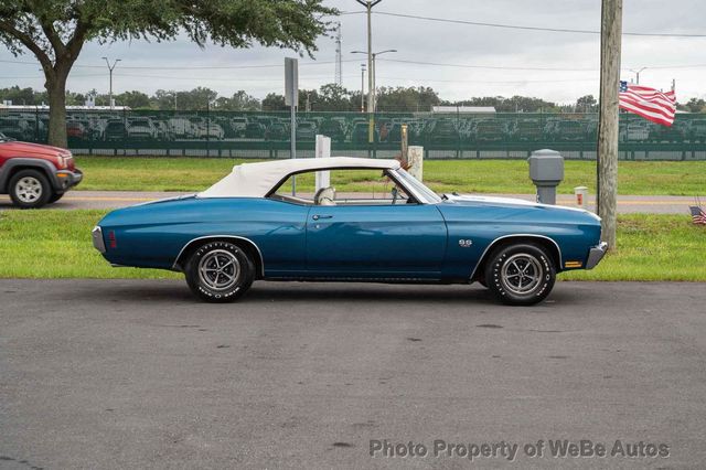 1970 Chevrolet Chevelle SS Convertible LS5 Matching Numbers 454 - 23045938 - 98