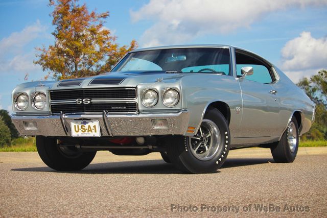 1970 Chevrolet Chevelle SS LS6 with Build Sheet - 22954958 - 54