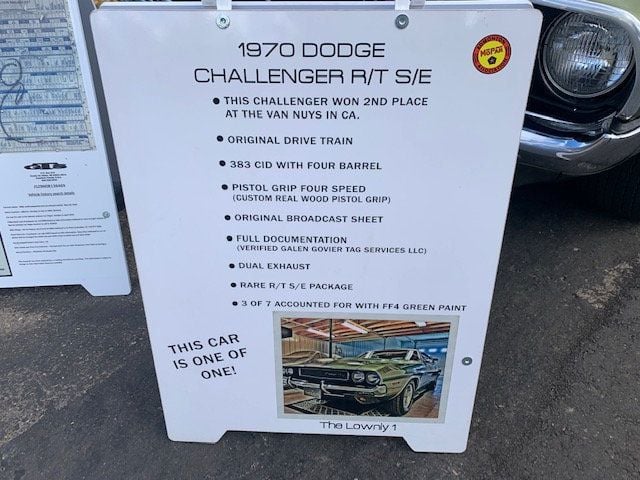 1970 Dodge CHALLENGER RT SE 383 RT SE 1 OF 1 4 SPEED - 20359979 - 80