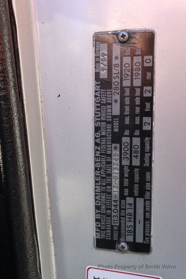 1970 Mercedes-Benz 280 SL  - 22937605 - 19