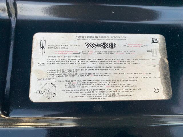 1970 Oldsmobile 442 4Sp Convertible  - 19819001 - 33