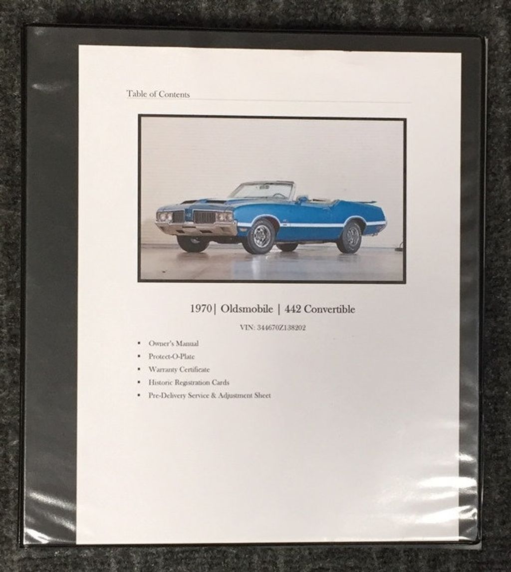 1970 Oldsmobile 442 4Sp Convertible  - 19819001 - 58