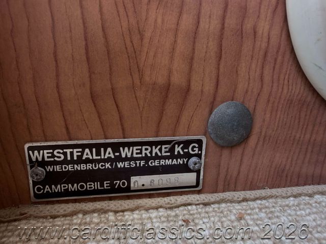 1970 Volkswagen Tin Top Camper  - 23075820 - 27