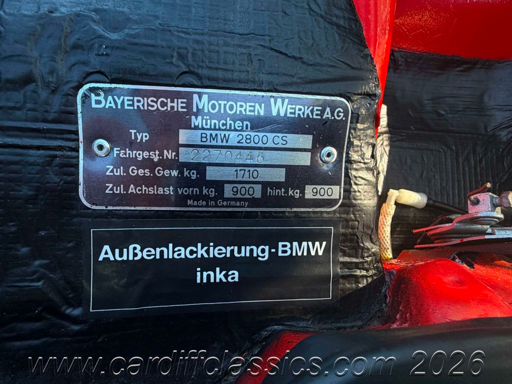 1971 BMW 2800 CS 3.5 E9  - 23043363 - 46