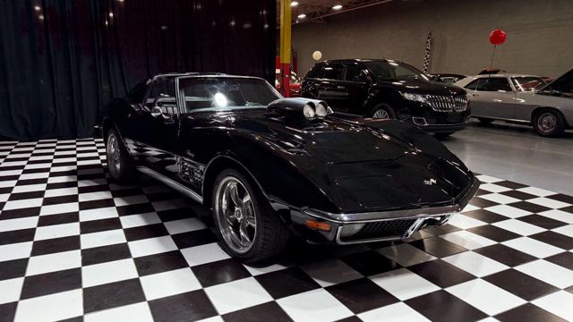 1971 Chevrolet Corvette SUPERCHARGED STINGRAY SLICK BLACK PAINT 4 SPD - 22992761 - 13