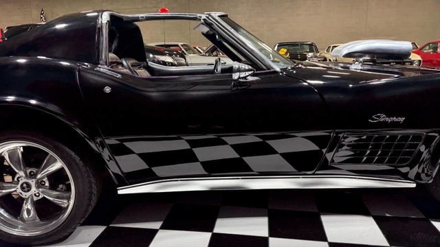 1971 Chevrolet Corvette SUPERCHARGED STINGRAY SLICK BLACK PAINT 4 SPD - 22992761 - 22
