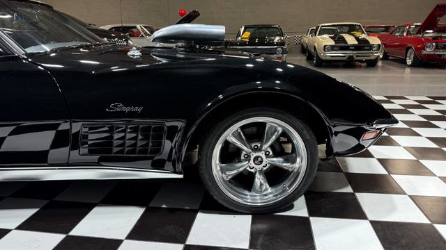 1971 Chevrolet Corvette SUPERCHARGED STINGRAY SLICK BLACK PAINT 4 SPD - 22992761 - 23