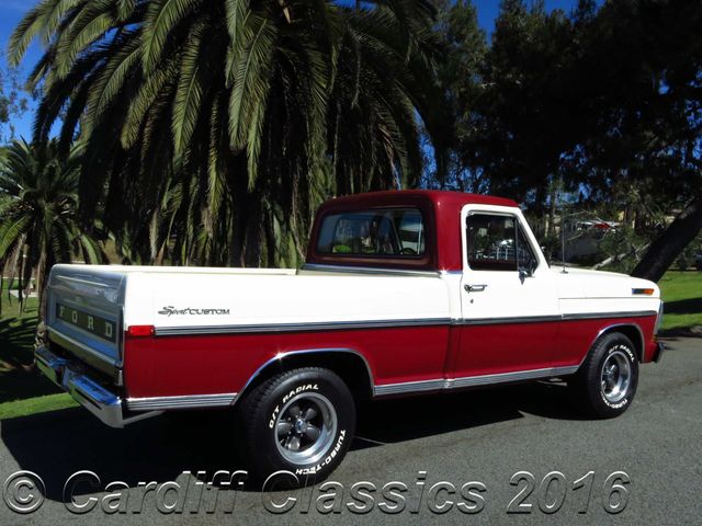 1971 Ford F-100 Sport Custom SHORT BED STYLESIDE PICKUP  - 14956775 - 9