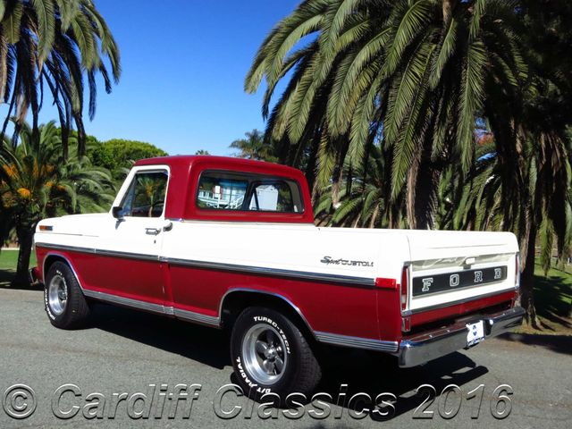 1971 Ford F-100 Sport Custom SHORT BED STYLESIDE PICKUP  - 14956775 - 10