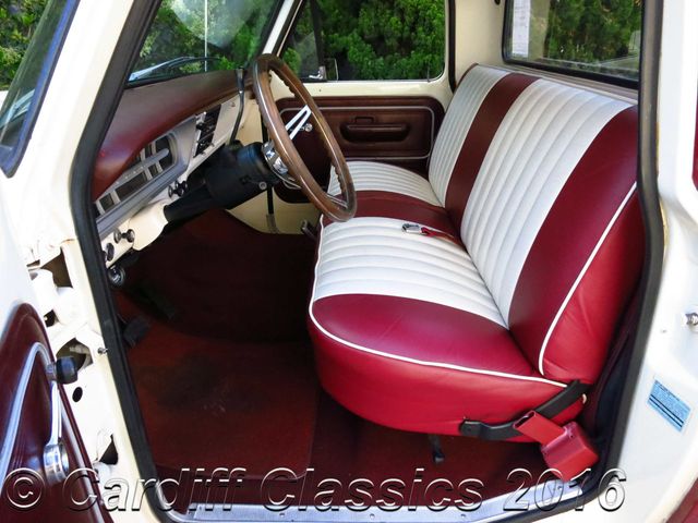 1971 Ford F-100 Sport Custom SHORT BED STYLESIDE PICKUP  - 14956775 - 13