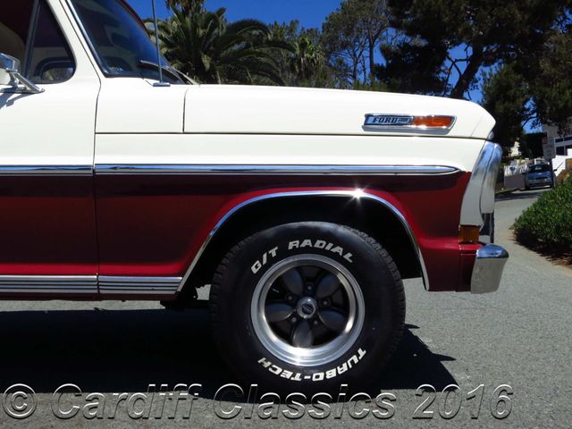 1971 Ford F-100 Sport Custom SHORT BED STYLESIDE PICKUP  - 14956775 - 24