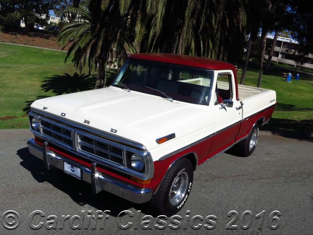 1971 Ford F-100 Sport Custom SHORT BED STYLESIDE PICKUP  - 14956775 - 25