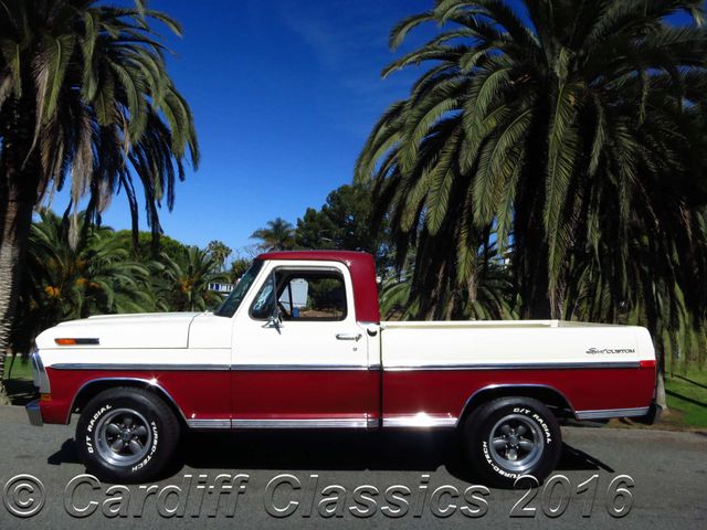 1971 Ford F-100 Sport Custom SHORT BED STYLESIDE PICKUP  - 14956775 - 4