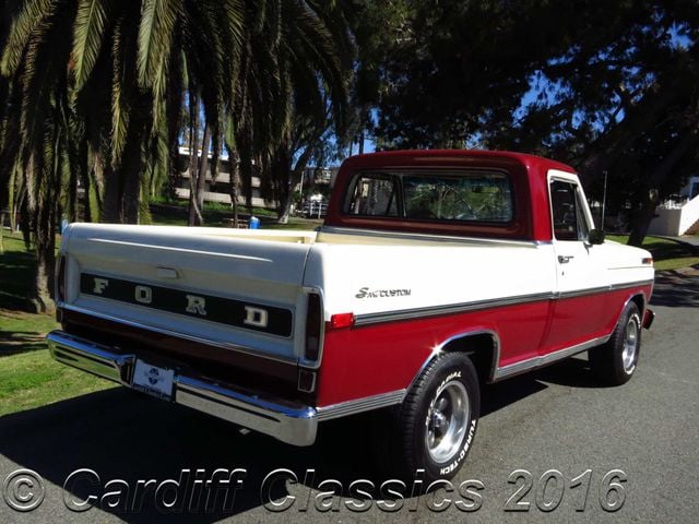 1971 Ford F-100 Sport Custom SHORT BED STYLESIDE PICKUP  - 14956775 - 5